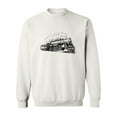 thumbnail image 1 of Train Sketch Sweatshirt Men -SPIdeals Designs, Male 5X-Large, 1 of 4