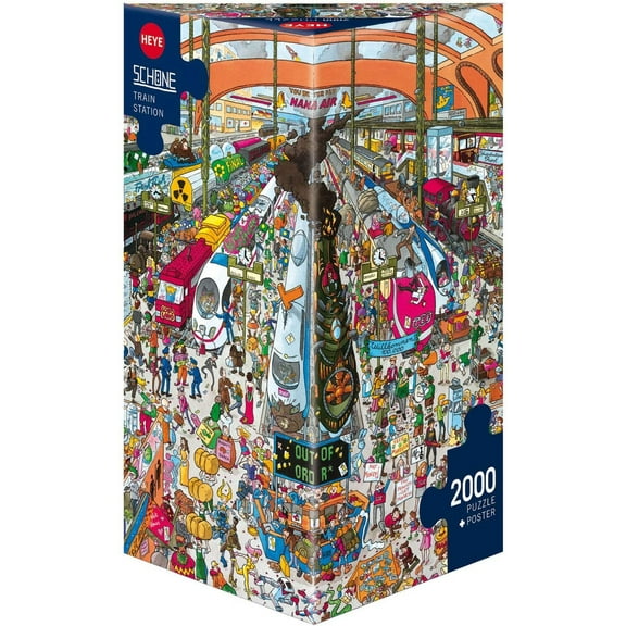Train Station 2000-Piece Puzzle