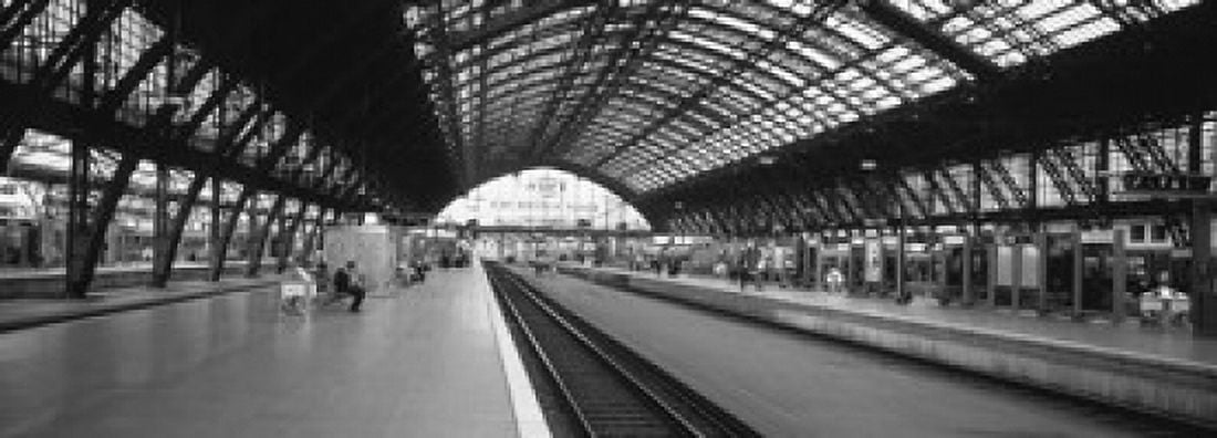 Train Station Cologne Germany Canvas Art - Panoramic Images (18 x 7)