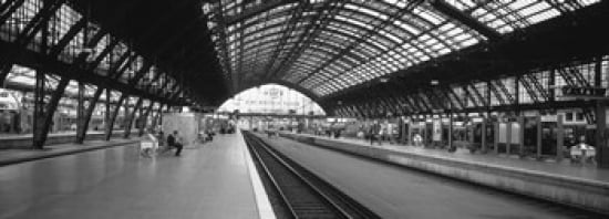 Train Station Cologne Germany Canvas Art - Panoramic Images (36 x 13)