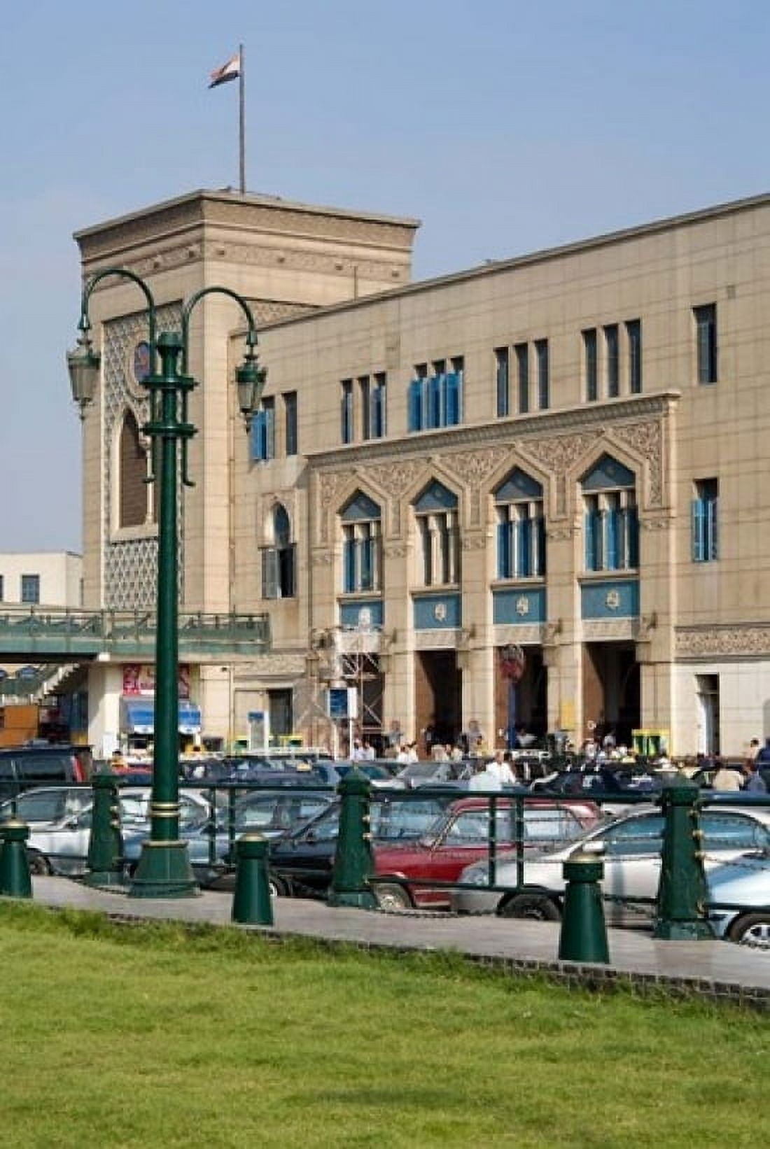 Train Station of Mahattat Ramses Cairo Egypt North Africa Canvas Art - Nico Tondini DanitaDelimont (11 x 17)