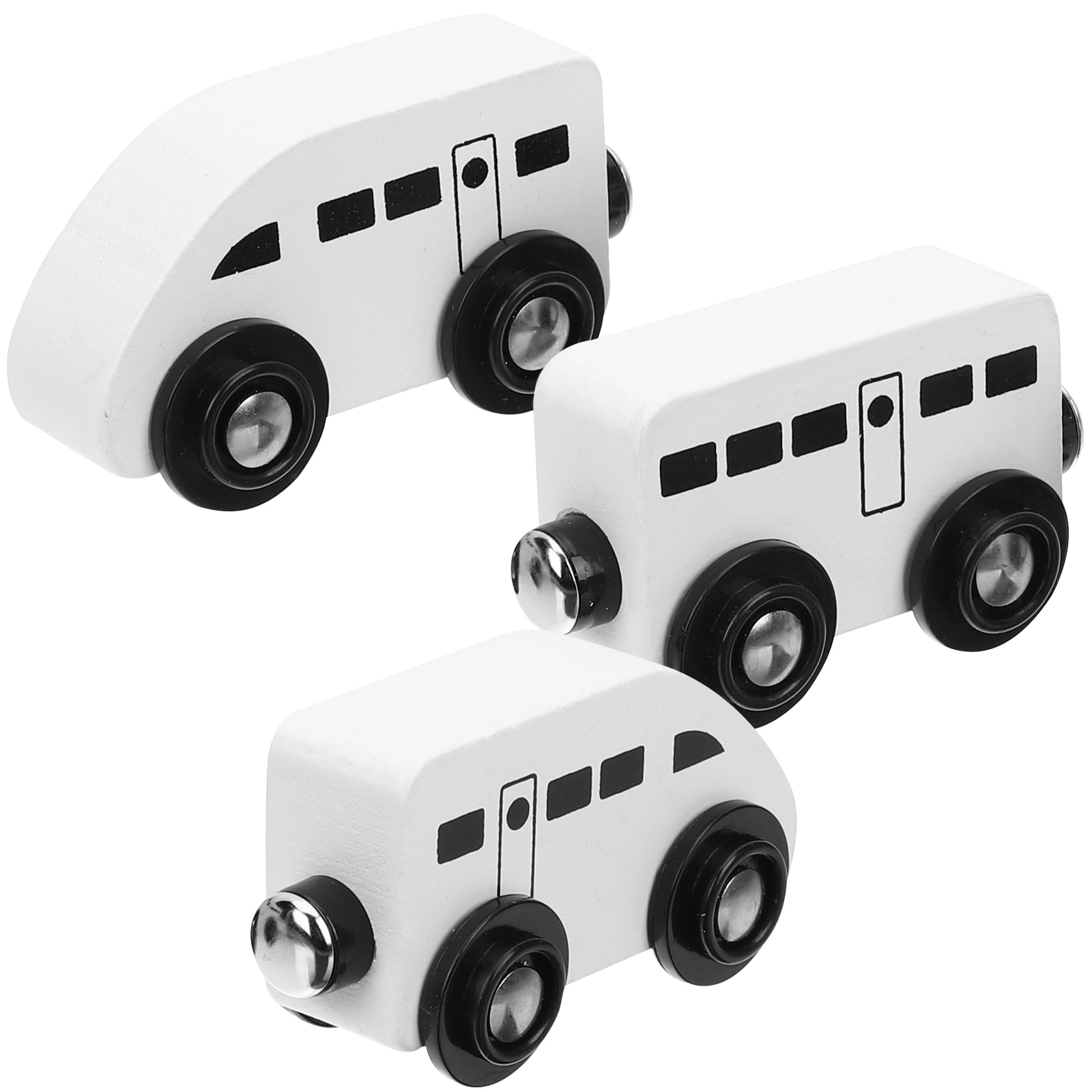 Train Toy Toys Wooden Train Cars Toy Trains for Toddlers 24