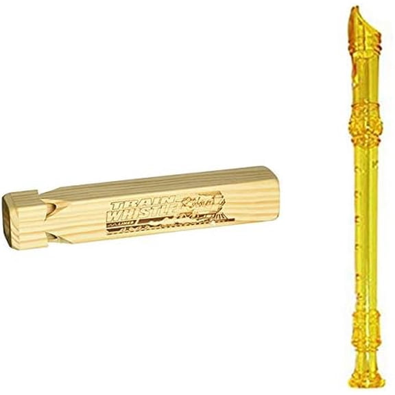 Train Whistle with Yellow Recorder