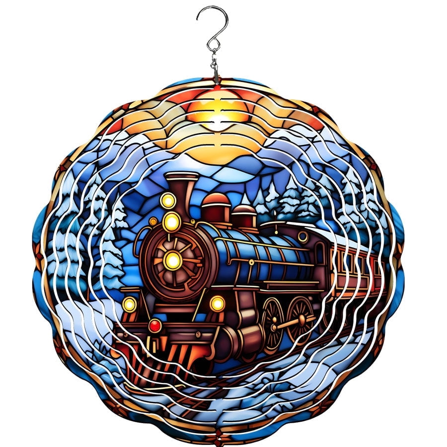 Train Wind Spinner, Garden Décor, Yard Décor, Porch Decor