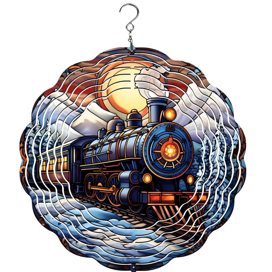 Train Wind Spinner, Garden Décor, Yard Décor, Porch Decor