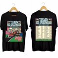 Train and Reo S wagon The Summer Road Trip 2024 Tour Shirt