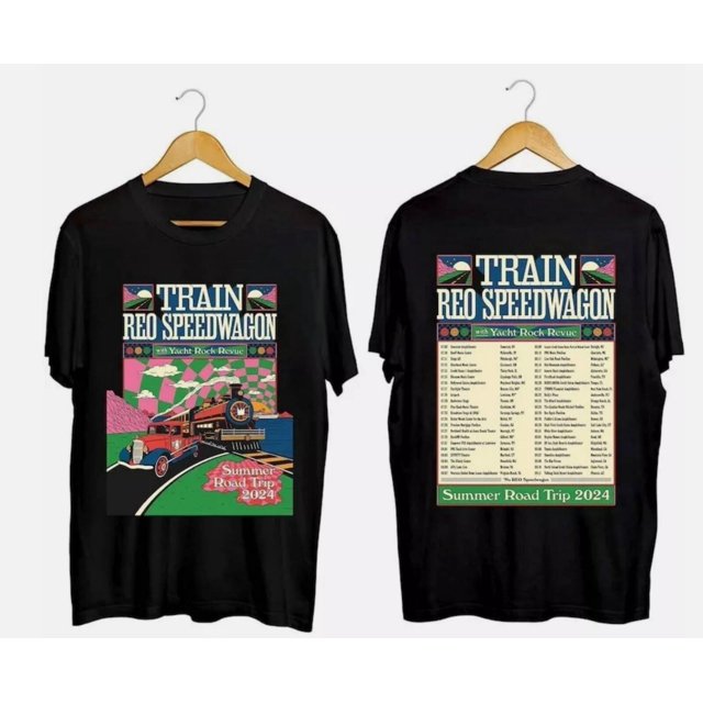 Train and Reo Speedwagon The Summer Road Trip 2024 Tour Shirt