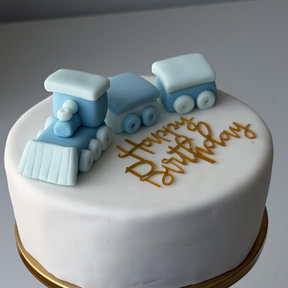 Train set Cake Topper Party Decoration Personalised Custom Name Fabulous Edible Icing Great for Kids Boy Girl 10 Year Old Easy To Use Icing Professional