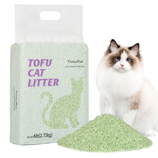 TrainPro Tofu Cat Litter, Natural EcoFriendly Pretty Kitty Litter
