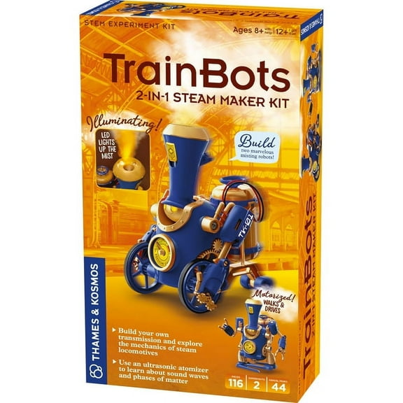 thames & kosmos TrainBots: 2-in-1 STEAM Maker Kit