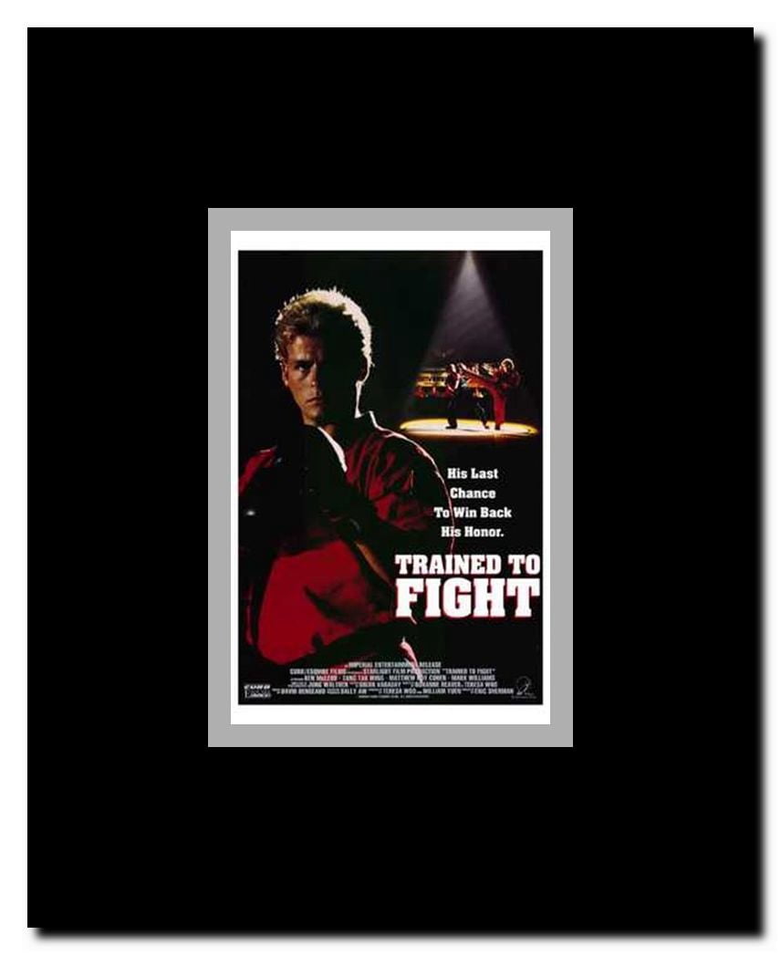 Trained to Fight Framed Movie Poster