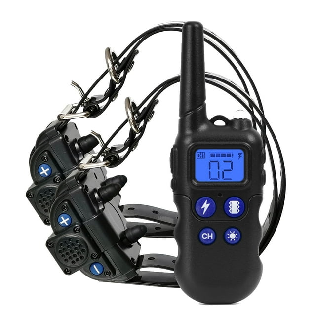 Trainer Dog Training Collar With WalkieTalkie and Remote Control Bark