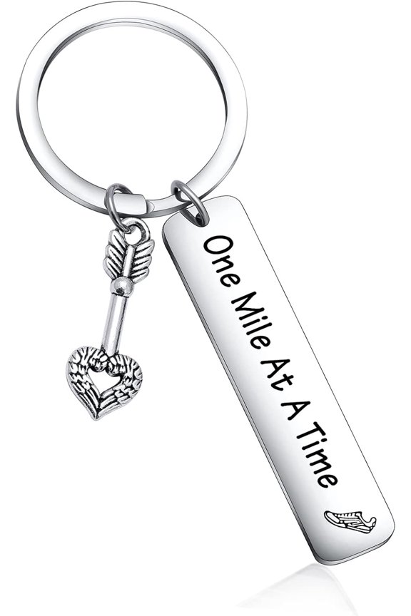 Trainer Keychain Running Friend Gift Bestie Keychain Cross Country Coach Gift Marathon Gift