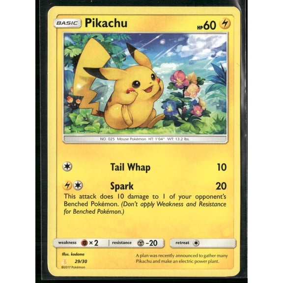 Trainer Kit Alolan Raichu & Lycanroc Pikachu #29/30