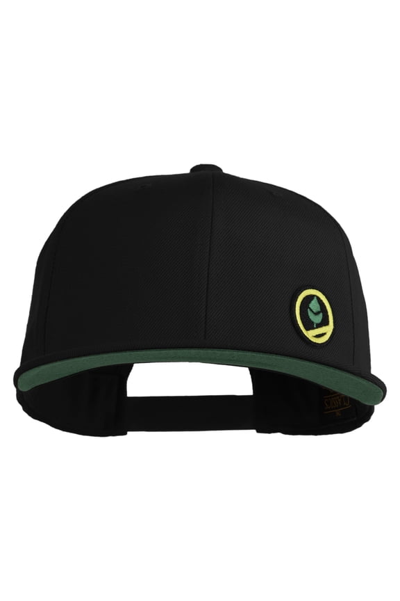 Trainer Red Monster Hunter Patched Wool Blend Prostyle Snapback Cap - Black OSFM