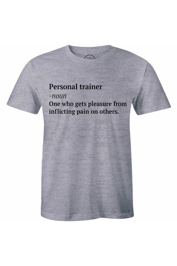 Trainer T-Shirt Fitness Exercise Gym Workout Men'S Tee All Size S-5XL