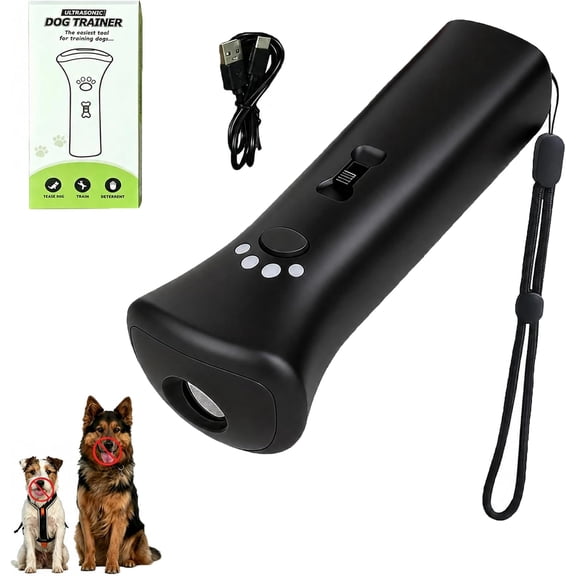 Trainer Ultrasonic for Dogs, Anti Barking Device for Dogs, 32 Ft Range Barks No More, Dog Training Device Safe & Rechargeable for Indoor &Outdoor (1PC)