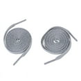 thumbnail image 1 of Trainers Plastic Tips 52.4 Long Grey Flat Wide Strings 2pcs, 1 of 4