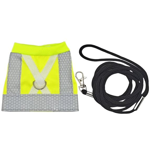 Training Bird Outfit Flying Suit Reflective Apparel Easy to Use for Pet Birds