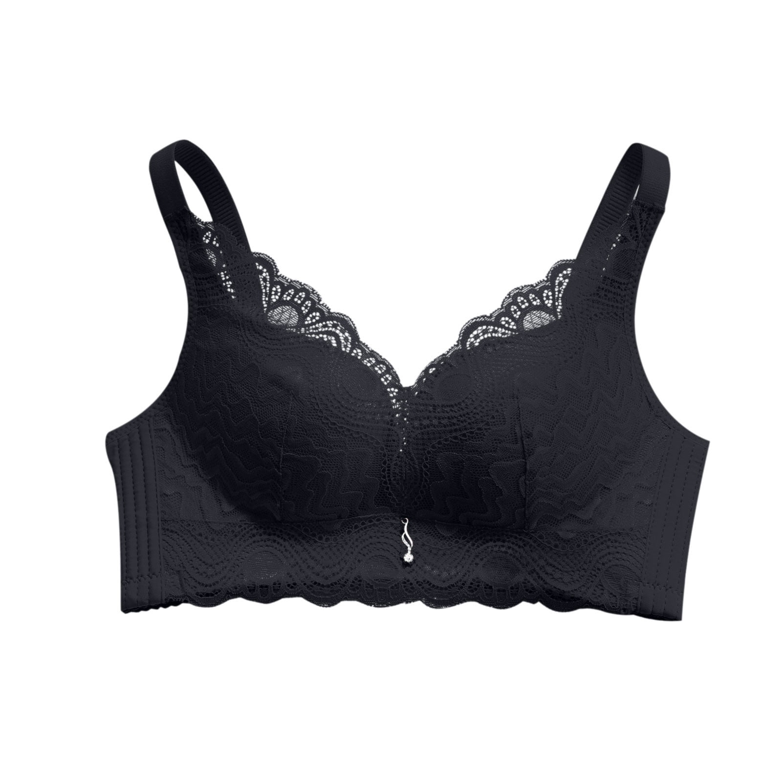 Training Bras, Women's Comfortable Breathable No Steel Sexy Lace Gathering Adjustment Lift Bra