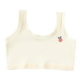 thumbnail image 1 of Training Bras for Girls 12-14 Camisole Style T Wireless Bra Bra for Girls Sport Seamless Bras Breathable Bralette Comfy Bra #Beige 9-13 Years, 1 of 3
