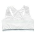 thumbnail image 1 of Training Bras for Girls 7-12 Years Teenage Girls Sports Cotton Teenage Girls Seamless Racerback Training Sports Bras Bralettes, 1/4 Pack, 1 of 7