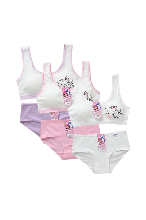 Training Bras for Girls Bra Pack Sports Seamless Cami Big Removable Padding 10-16 Years