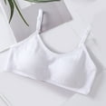 thumbnail image 1 of Training Bras for Girls Seamless Adjustable Cotton Cami Bralettes 7-14Y,Student Bra Fixed Cup Chest Wrap With Chest Pad Top Bra Running, 1 of 7