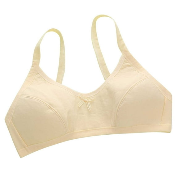 Training Bras for Girls,Underwear Adjustable Shoulder Strap Bra Vest Casual Girls Underclothes for Daily Wear,Girls Bras,Z01 Beige,10-16 Years