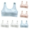thumbnail image 1 of Training Bras for Girls with Adjustable Straps Tween Sports Seamless Bras with Breathable Removeable Pads, 1 of 4