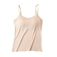 thumbnail image 1 of Training Bras for Teens Girls Cotton Cami Undershirt Adjustable Spaghetti Strap Camisole Tank Tops, 1 of 5