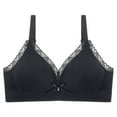 thumbnail image 1 of Training Bratraining Bra Teen Girls Sports Training Bra Lace V-Neck T-Shirt Wireless Bra Padded with Adjustable Straps Underwear Bralette Black 17Y, 1 of 9