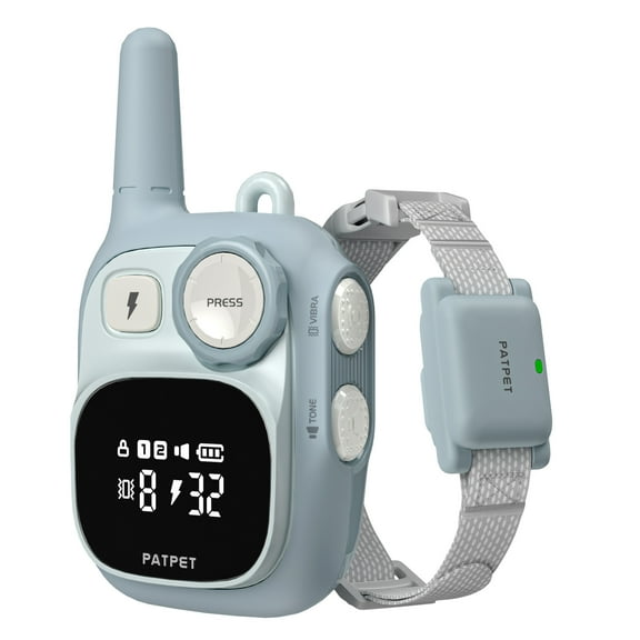 Training Collar - Shock Collar with Remote Control, with 3 Safety Modes, for 5-100 lbs Small Medium Large Dogs and Cats, Rechargeable Training Collar, IPX7 Waterproof, Green