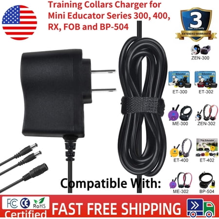 Training Collars Charger for Mini Educator Series 300, 400, RX, FOB and BP-504