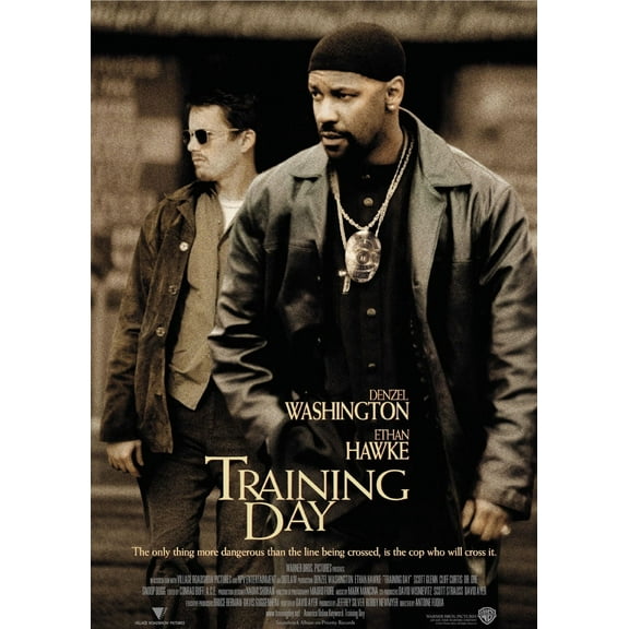 Training Day Movie Poster 24Inch x 36Inch Art Poster 24x36 Borderless Square Adults Best Posters