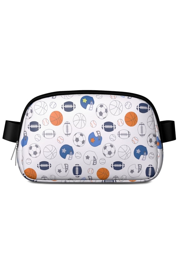 Training Day Sports Fanny Pack – Football, Baseball & Soccer Waist Bag for Game-Ready Kids & Teens