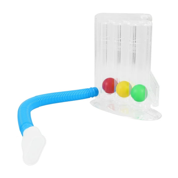 Foxnovo Breath Training Device Respiratory Exerciser Pe Assorted Color 1Pcs