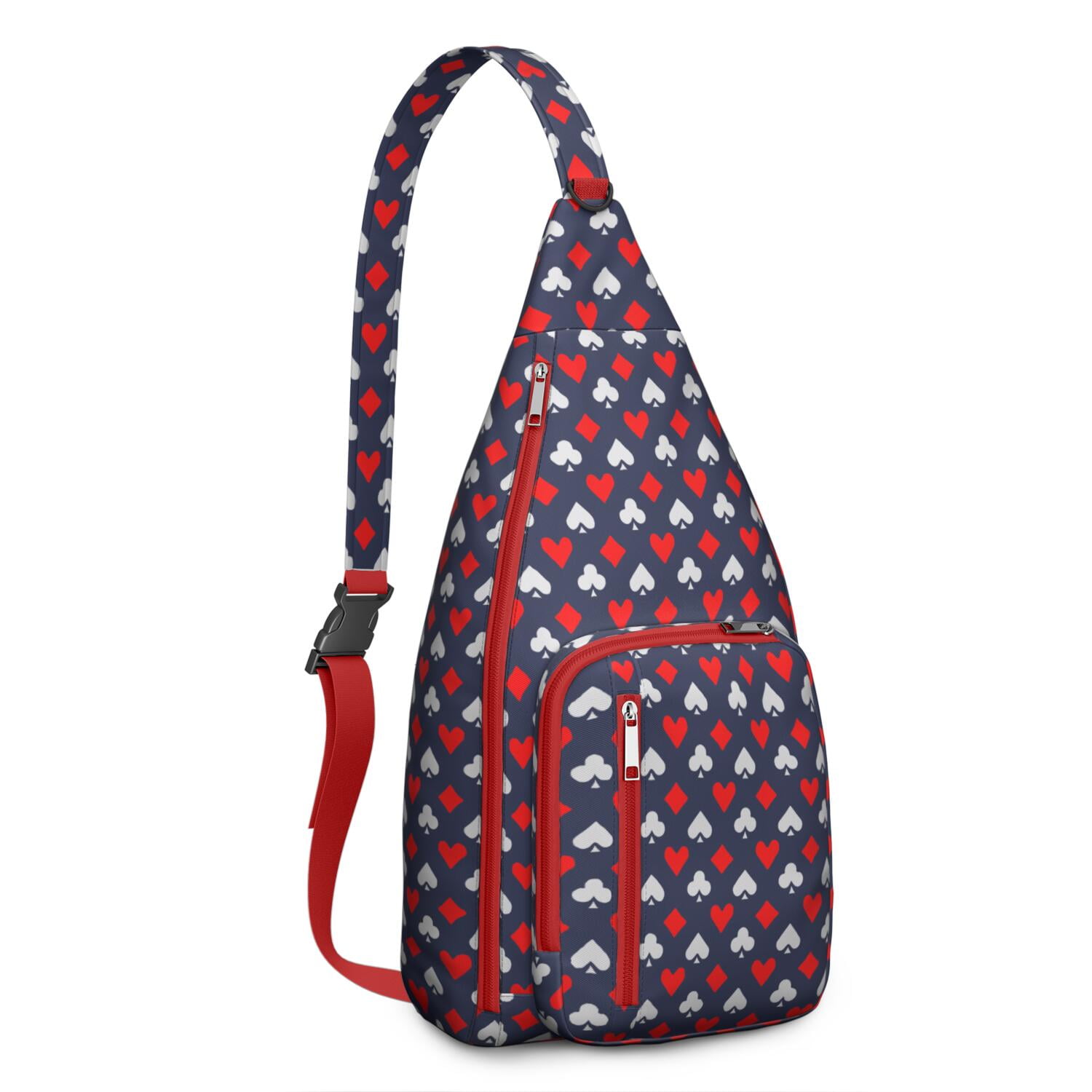 Training Essential Sling Backpack - Sports Print Shoulder Bag for Baseball, Football & Athletic Gear