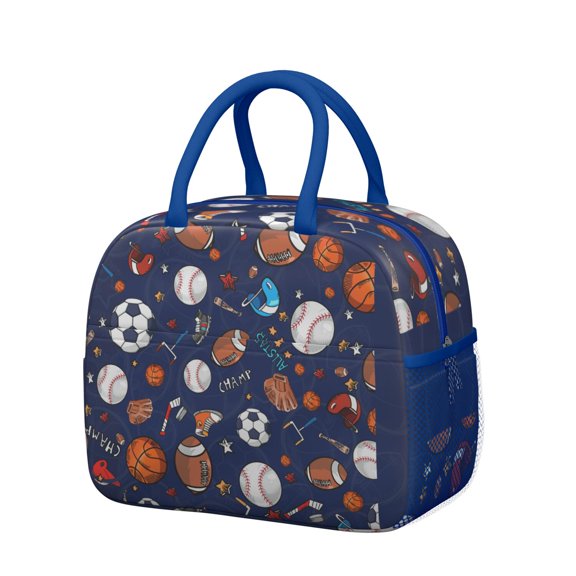 Training Focused Insulated Lunch Bag Portable Reusable Thermal Cooler Tote for Athletes and Team Players
