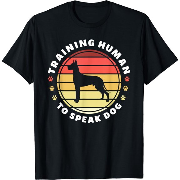 Training Human To Speak Dog Funny Dog Trainer Gift T-Shirt
