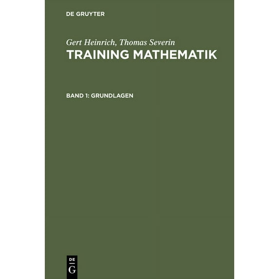 Training Mathematik, Band 1, Grundlagen, (Hardcover)