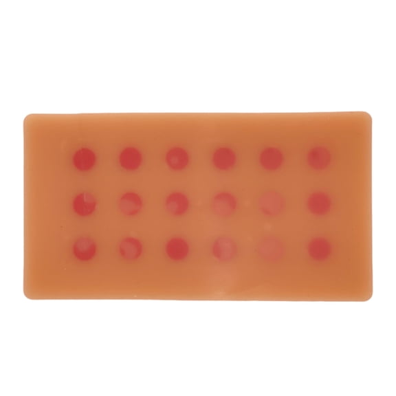 Training Model for Training Practice, Injection Practice Pad InjectionPractice Skin with 18 Injections Dot