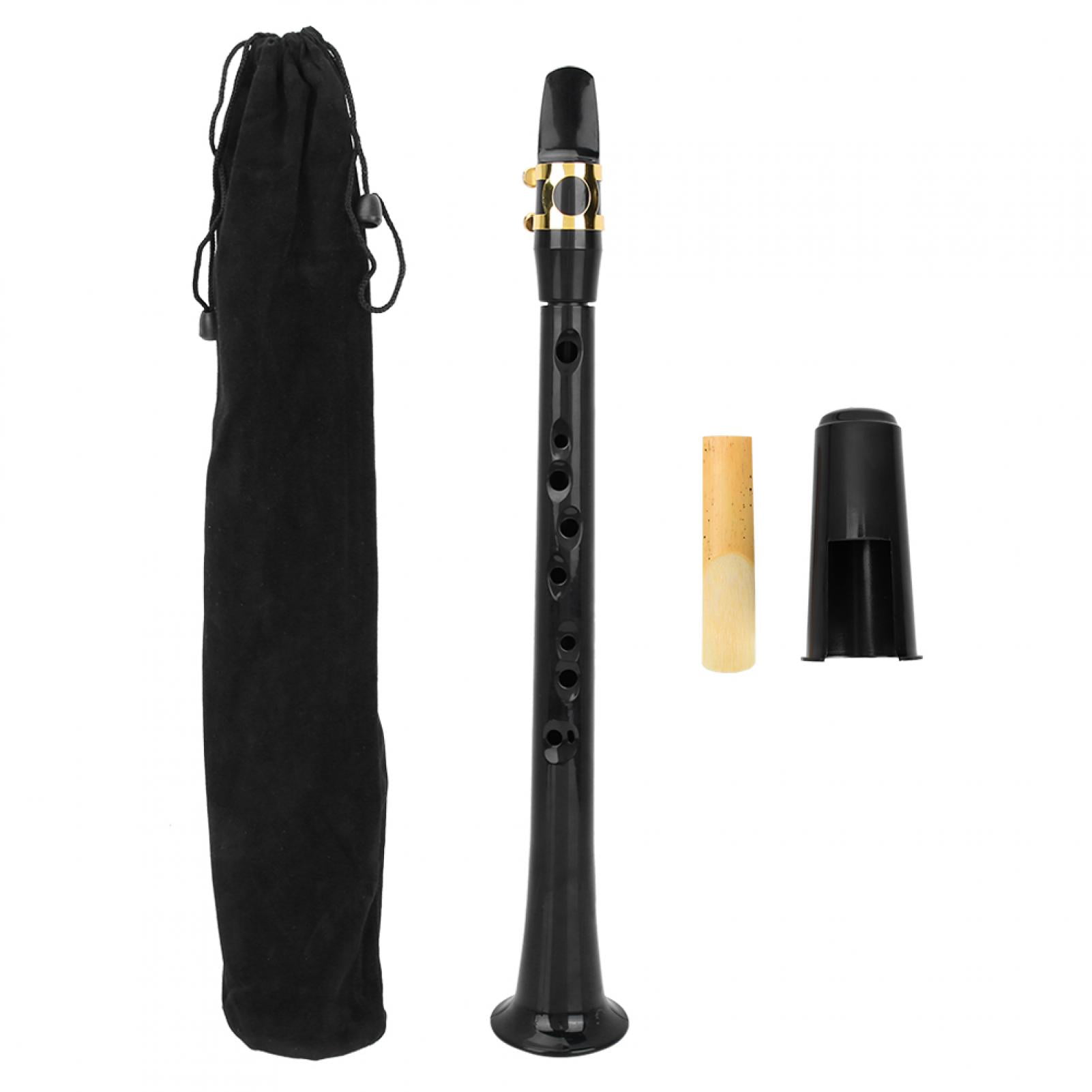 Training Pocket Sax, Plastic Mini Sax, Saxophone Style Woodwind, For Beginner Practice Musical Instrument With Storage Bag Practicing
