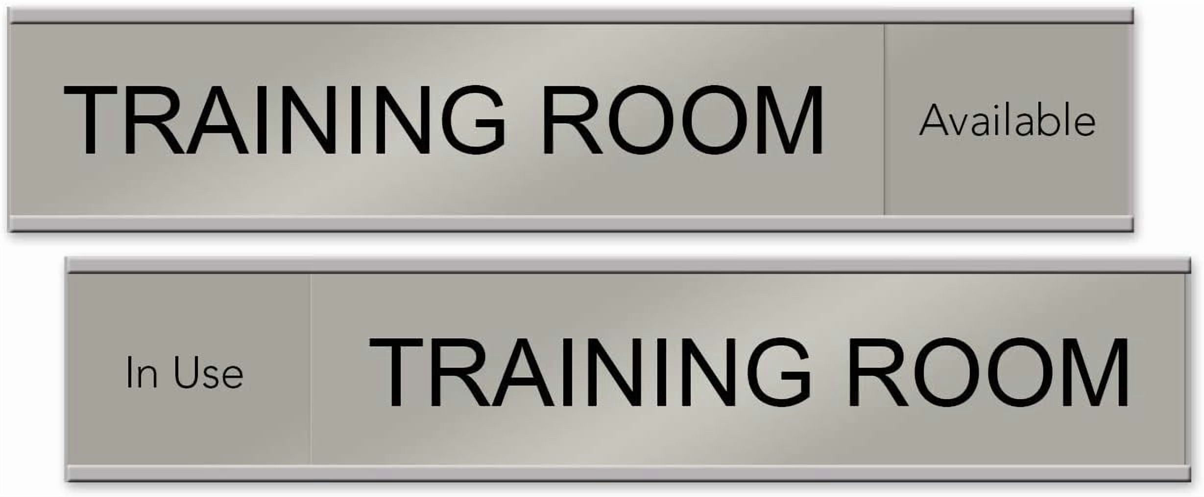 Training Room Slider Sign (Silver, 10