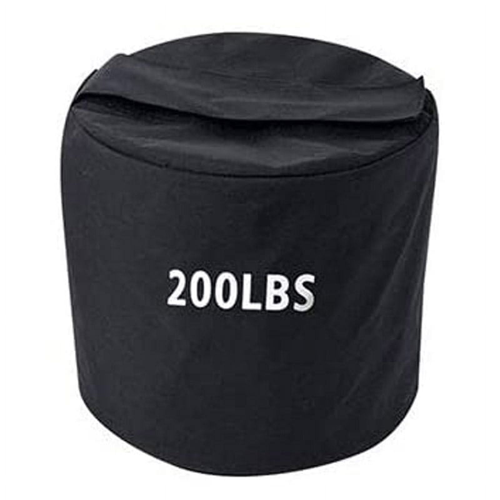 Sunnydaze Polyester Sandbag Canopy Weights - Black - Set of 4