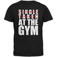 thumbnail image 1 of Training Single Taken At The Gym Black Adult T-Shirt - X-Large, 1 of 1
