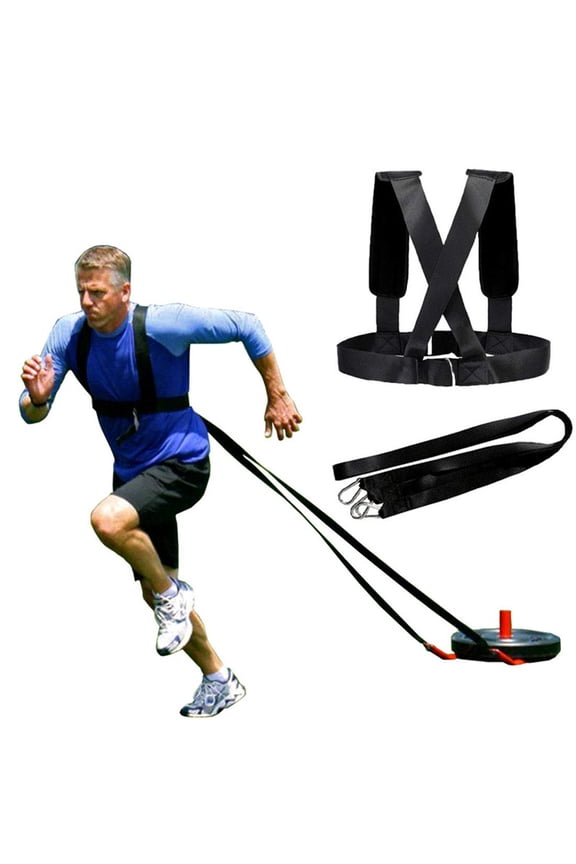 Resistance Bands with Running Support Belt, Reaction Strap for Fitness Training, Sled Weight Resistance Bands for Workout and Exercise