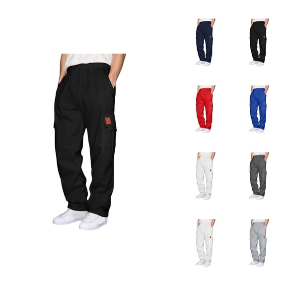Training Sweatpants - Comfortable Breathable Sweatpants with Pockets and Elastic Waistband for Sports & Workout