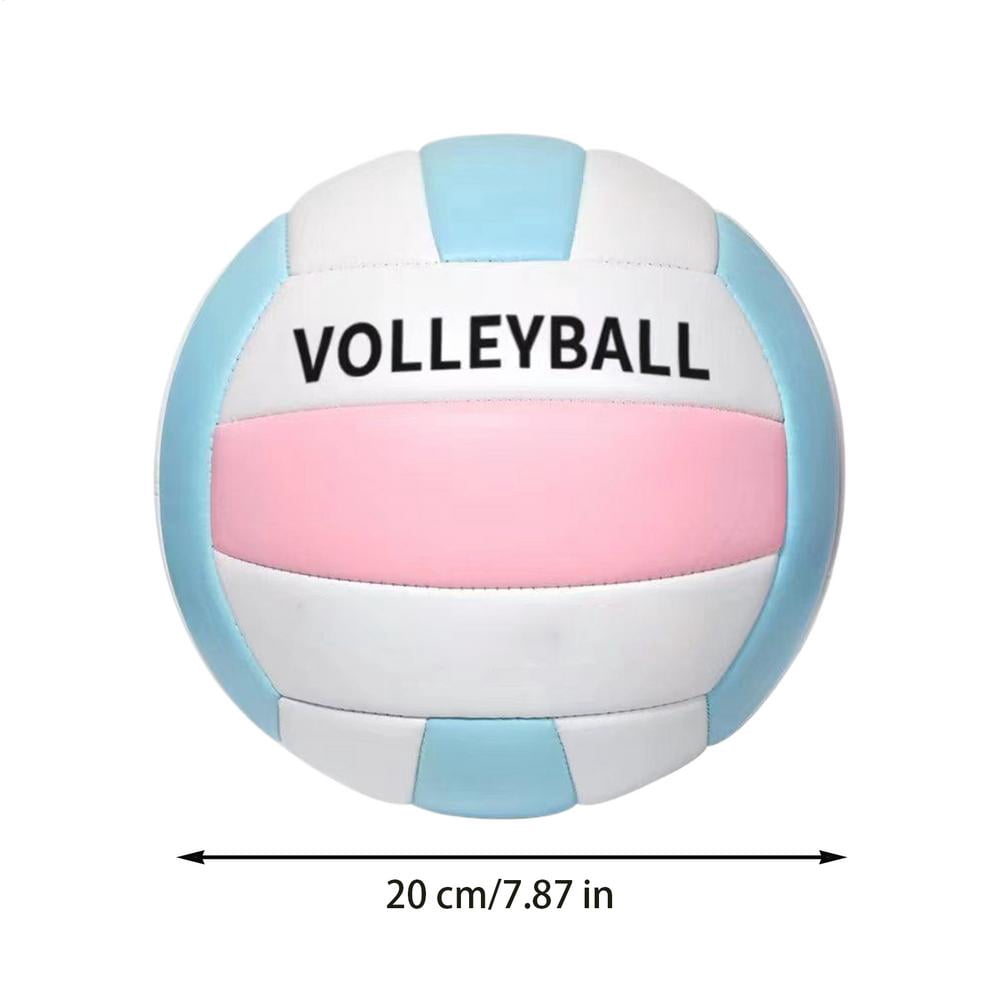 Training Volleyball Soft Wear Resistant Practice Ball for Indoor Outdoor Court Beach Pool Park School Sports Team Games