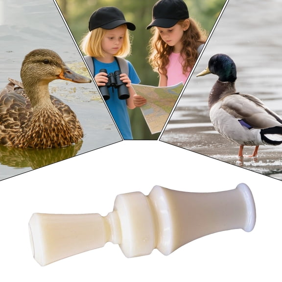 Training Whistles for Bird Watching | Realistic Sound Imitation Call Whistle for Outdoor Activities and Observation, 13x3 cm, White